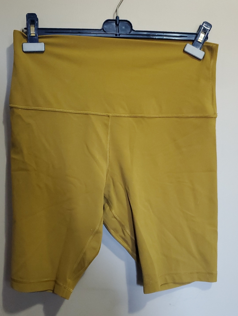 Lululemon Align Super Highrise Shorts In Gold Spice Size 14
